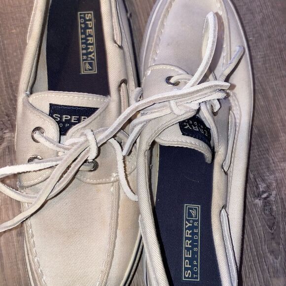 Sperrys Top Siders Canvas Boat Shoes Women’s Size 7 - Picture 3 of 10